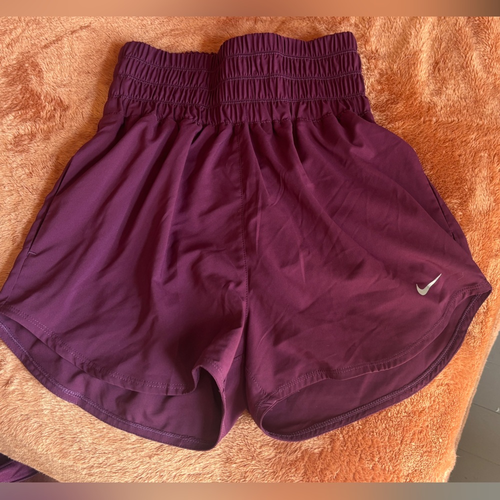 Nike Women's Maroon Athletic Shorts